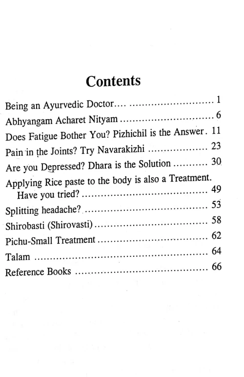 Traditional Ayurvedic Treatments of Kerala